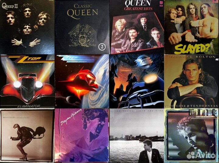 Импортные пластинки в стиле Рок н Ролл