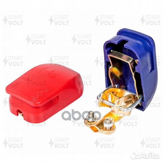 Клеммы акб в комплекте латунь, быстросъём., при