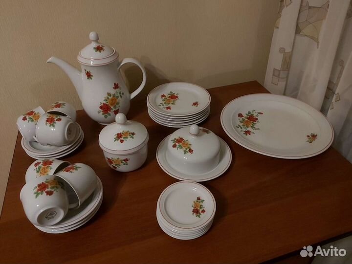 Чайный сервиз на 6 персон гдр