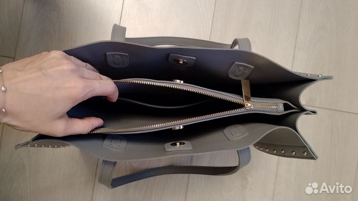 Сумка женская большая серая бренд mohito\ Мохито