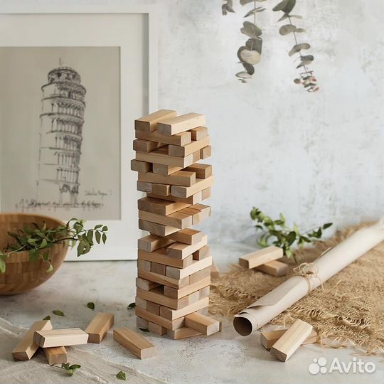 Игра Башня Дженга 60 деталей