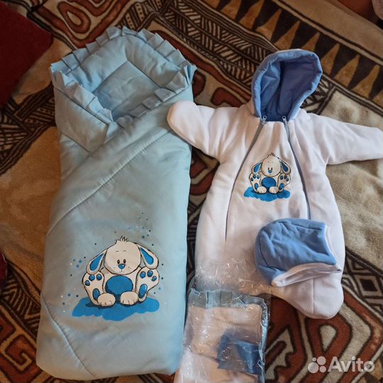 Комплект на выписку для мальчика