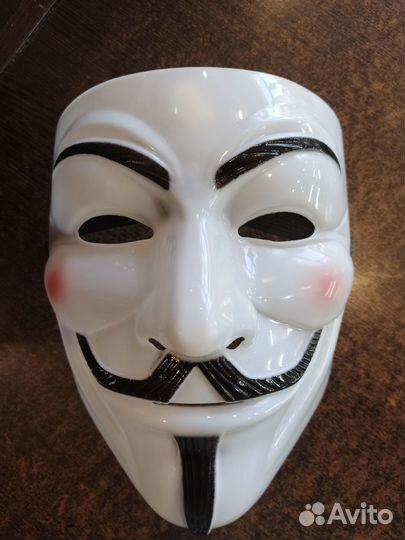 Маска карнавальная Гай фокс Вендетта