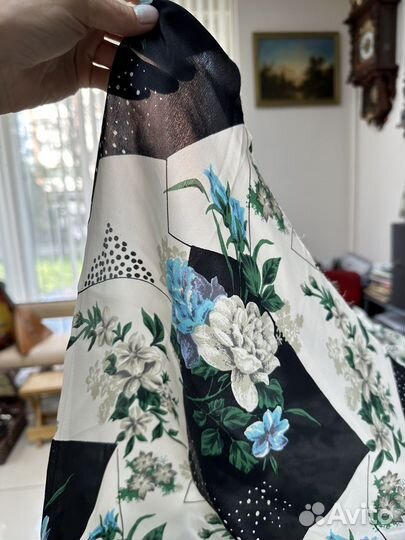 Отрез крепдешина ткани СССР