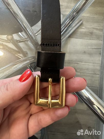 Ремень женский кожаный