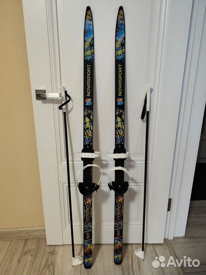 Детские лыжи 140 см с универсальным креплением