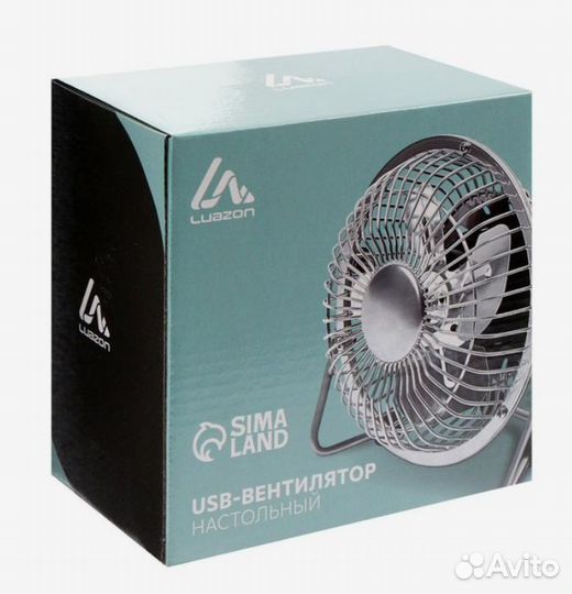 Вентилятор LuazON LOF-06, настольный, 2.5 Вт, 12 с