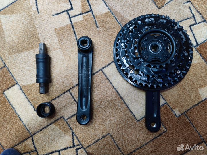 Педали, шатуны, каретка