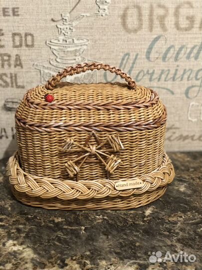 Корзина плетеная для хранения
