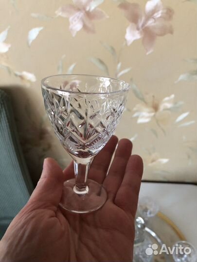 Графин и рюмки (хрусталь)