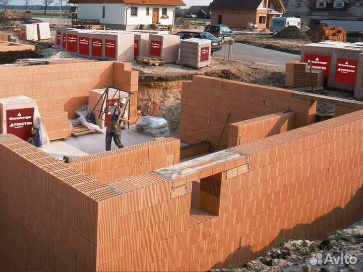 Теплая керамика Керамические блоки Porotherm 44