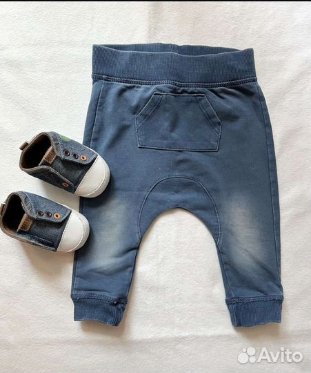 Комплект Рубашка штаны и пинетки h&m