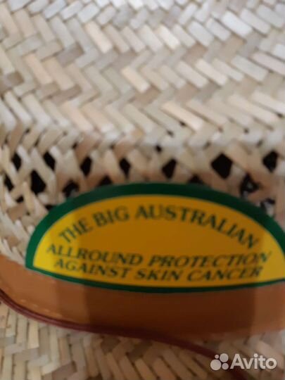 Соломенная шляпа мужская