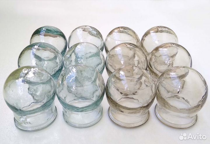 Медицинские стеклянные вакуумные банки СССР