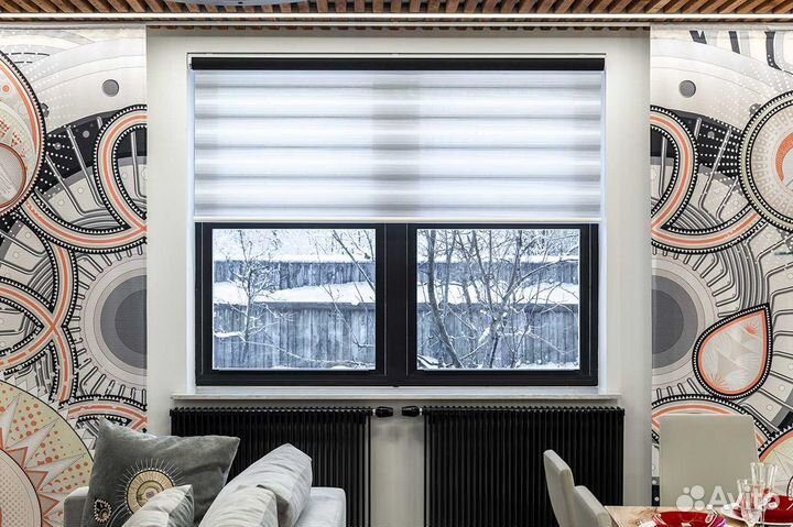 Рулонные шторы День-Ночь, Ткань Степ