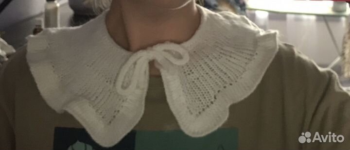 Воротник вязаный