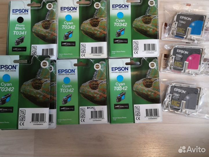 Картриджи Epson T0346