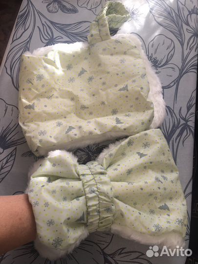 Рукавички на коляску/санки