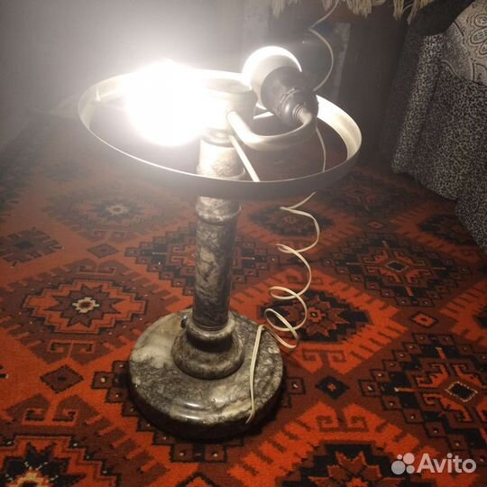 Лампа СССР мрамор