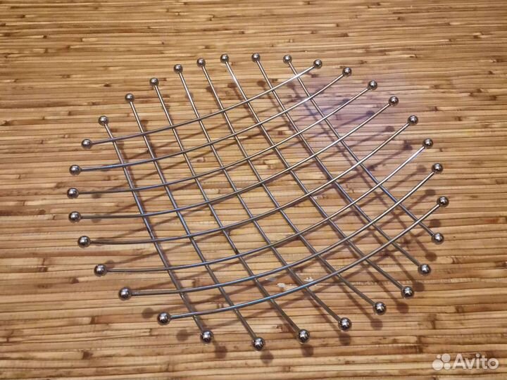 Ваза для фруктов металлическая