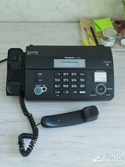 Стационарный телефон panasonic с факсом