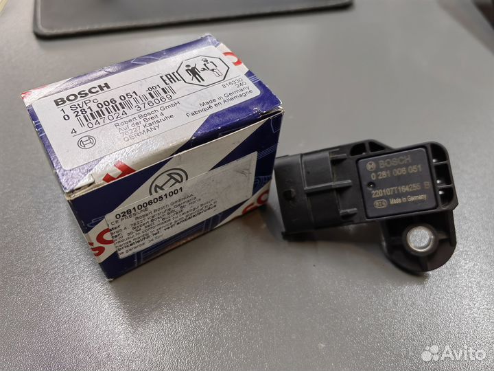 Датчик абсолютного давления Bosch 0281006051 ориг