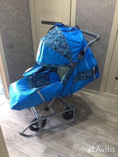 Санки коляска для двойни