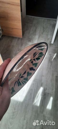 Тарелка из глины