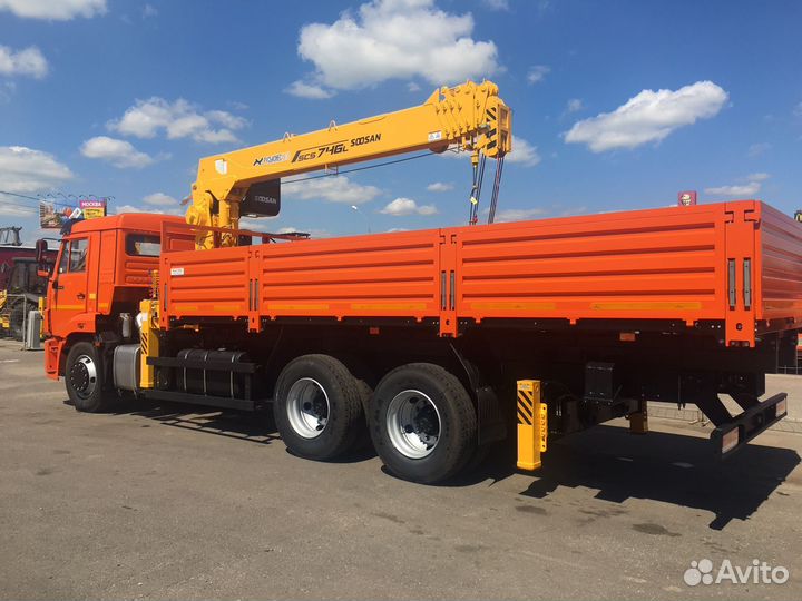 КамАЗ 65115-3094-48 с КМУ, 2023