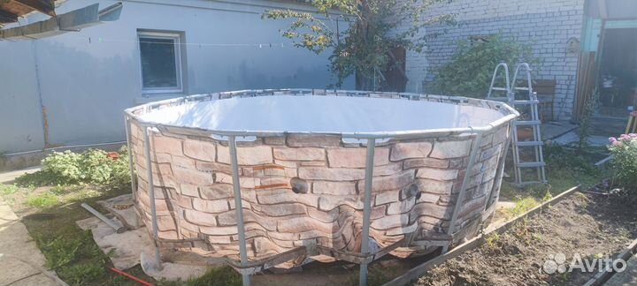 Каркасный бассейн Ротанг Bestway 427х122 см