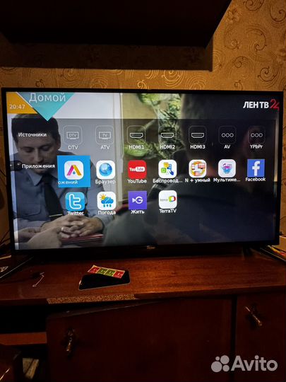 Haier 4K ultra HD, SMART TV, WI-FI