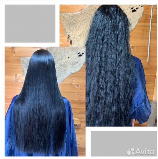 Кератиновое выпрямление ботокс волос нанопластика