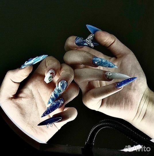 Креативный маникюр/наращивание