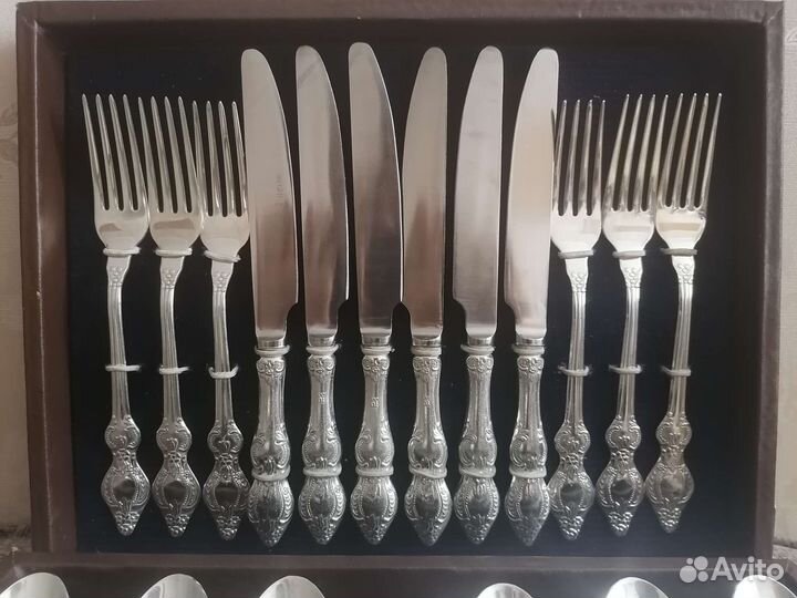 Набор столовых приборов мельхиор СССР на 6 персон