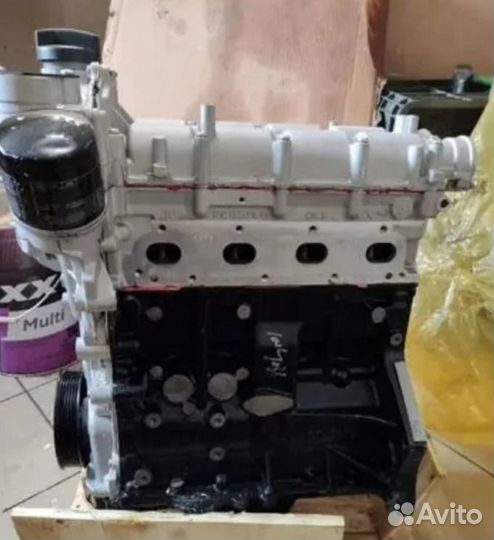Двигатель новый volkswagen polo 1.6 cfna чугун