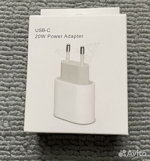 Адаптер apple USB-C 20w блок для iPhone и AirPods