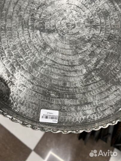 Антикварный медный поднос, Дагестан