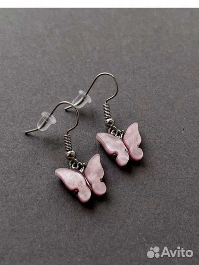 Сережки бабочка
