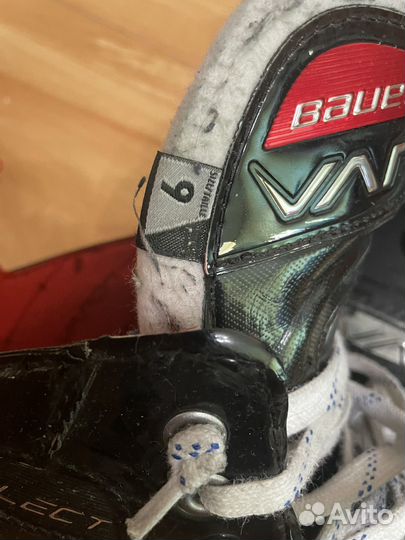 Хоккейные коньки bauer vapor select 9размер