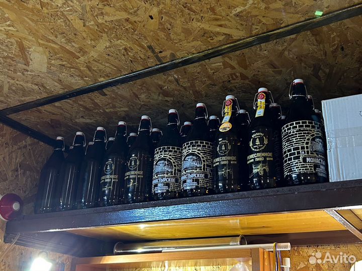 Бутылка с бугельной пробкой 1 л