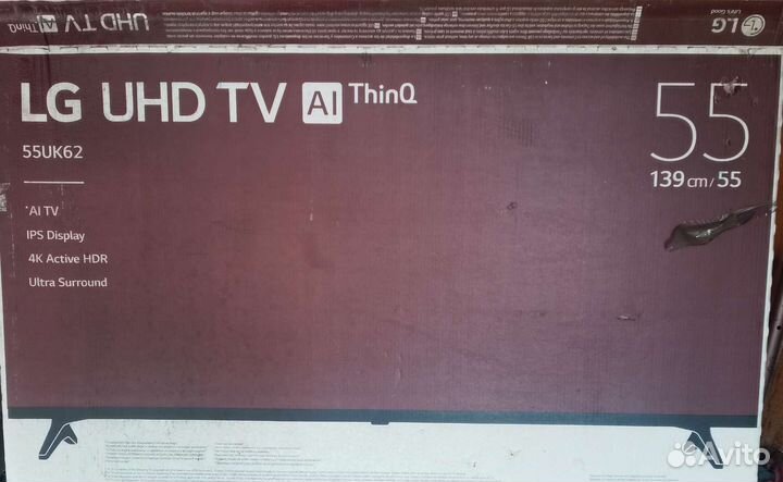 Телевизор LG55UK6200PLA