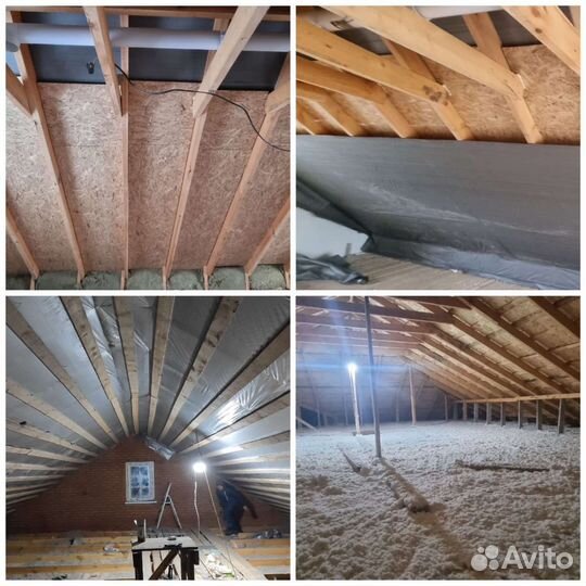 Утепление стен и потолков
