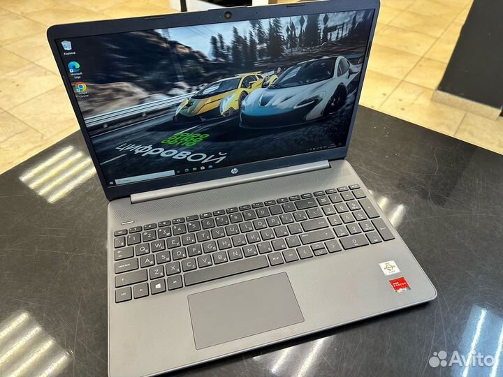 Новый HP 15.6 IPS Athlon 3050U/DDR4-4Gb/SSD-256Gb