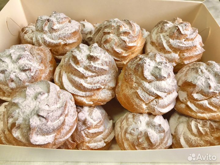 Профитроли/ Эклеры/ Пустые и с начинкой