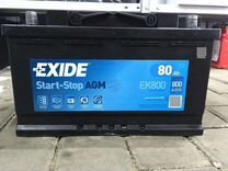 Аккумулятор Exide Start-Stop AGM EK800