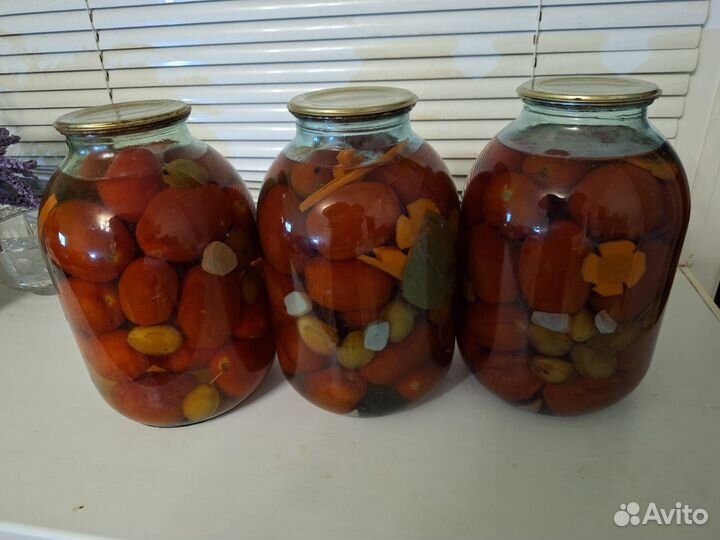 Помидоры консервированные домашние