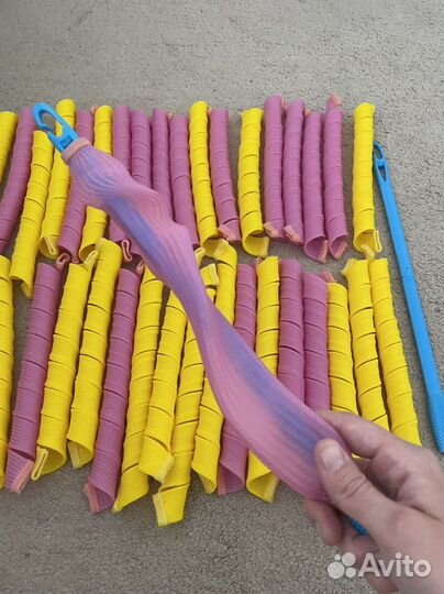 Бигуди 35шт спиральки