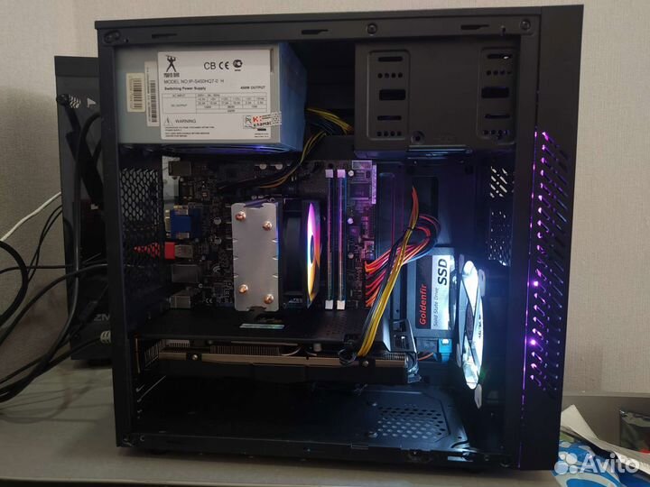 Игровой пк intel core i7, RX 580 8GB, 16 GB, SSD