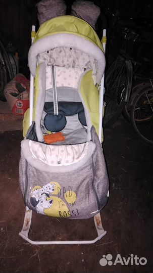 Детские санки коляска