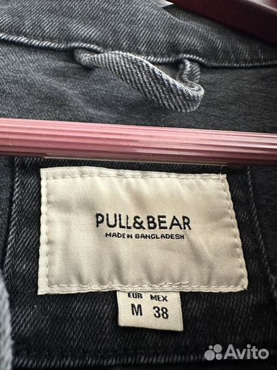 Джинсовая куртка мужская pull&bear